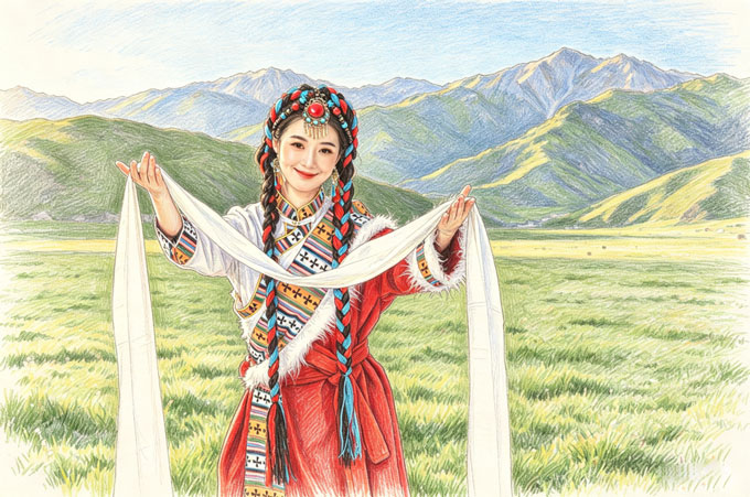 雪域千里求医路，哈达一片敬仁心！西藏患者亲属为我院骨科病区医护敬献哈达致谢！